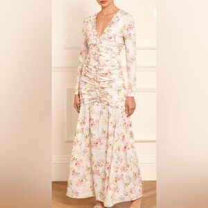 Enchanted Garden Ellen Crepe Gown by Needle & Thread